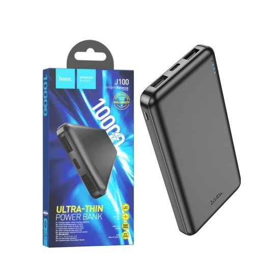 Power Bank Hoco J100 High-ranking 10000mAh Negro Power Bank Hoco J100 High-ranking 10000mAh Negro